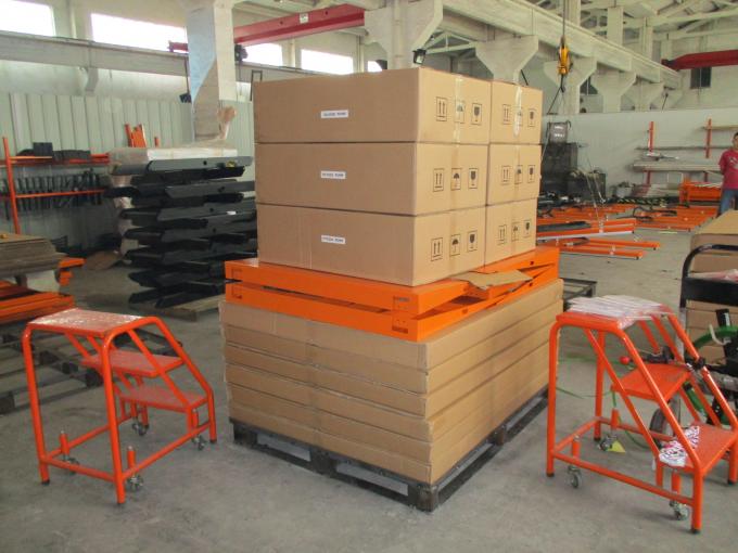 775mm Height Low Profile Lift Tables Mobile Low Profile Pallet Lift Table Safety 2
