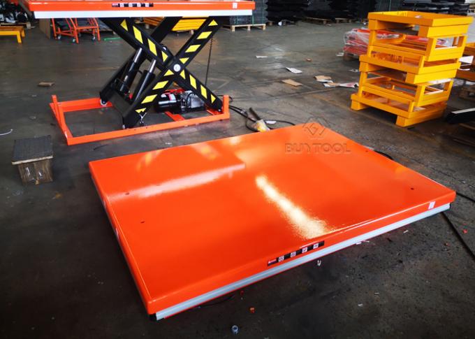 2000×1000mm Electric Powered Lift Table Hydraulic Industrial 4T 1400mm Height 1