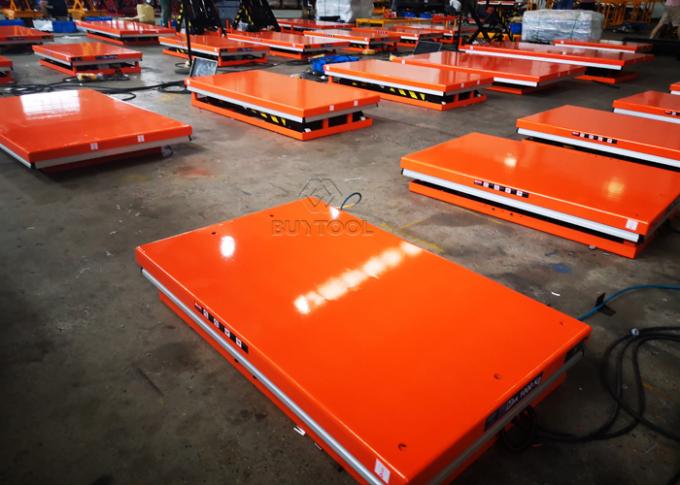 2000×1000mm Electric Powered Lift Table Hydraulic Industrial 4T 1400mm Height 2