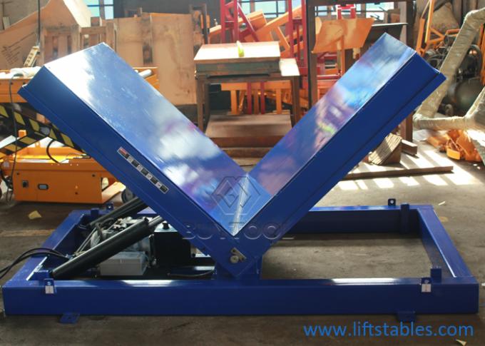 Industrial Electric Lift Table 1000kg 0 To 90 Degrees Flip Platform 2