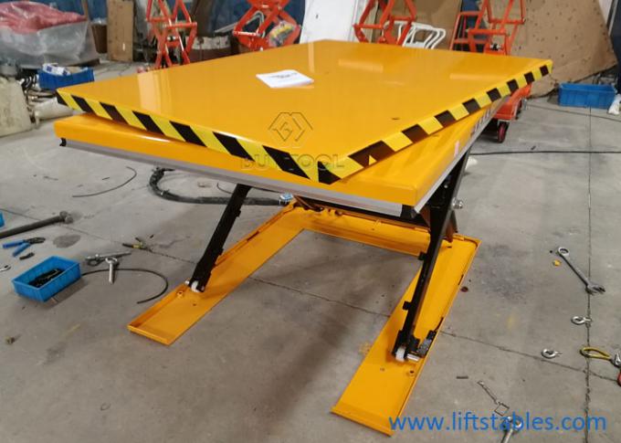 Manual Hydraulic Lift Table 1000 Lbs Manual Scissor Lift Platform Rotary Table  51" X 51" Inch 0