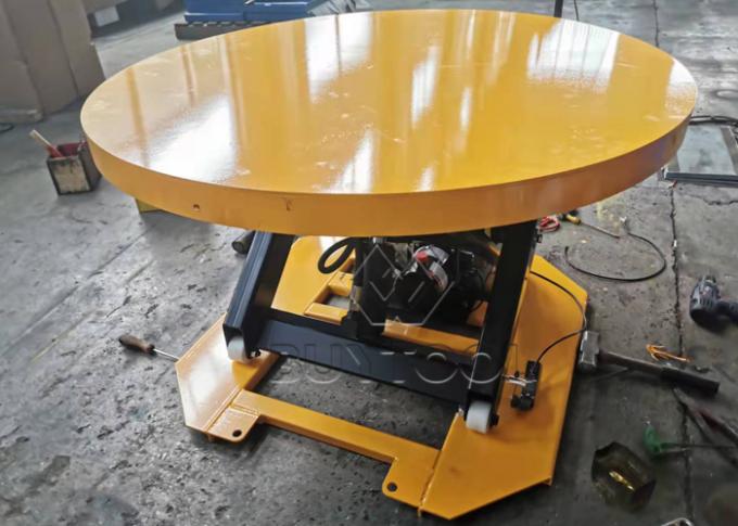Carton Box Automatic Turntable Stretch Wrapping Machines Treadle Type Electric Rotary 0