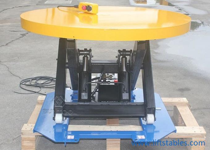 Carton Box Automatic Turntable Stretch Wrapping Machines Treadle Type Electric Rotary 1