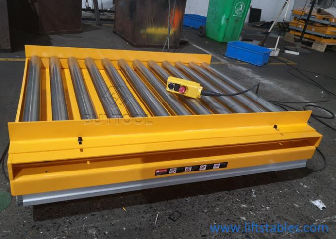 Mobile Semi Electric Portable Hydraulic Lift Table Platform 1