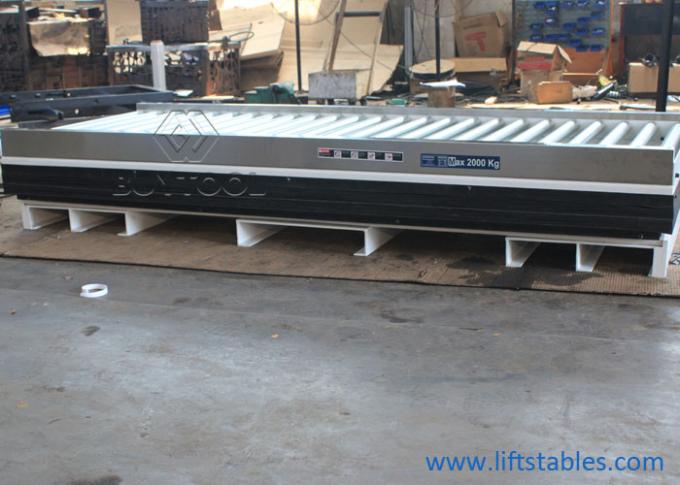 24 X 48 24 X 24 Light Duty Stationary Lift Table With Roller Scissor Platform Trolley 2