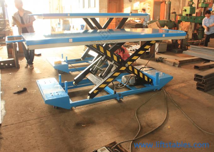 Hand-Crank Mobile Lift Tables Electric Switch Control 4400lbs 9.5" inch height 0