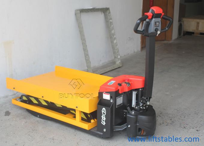 Full Electric Pallet Jack Stacker With Adjustable Forks 4000 Lb 1500kg 3000kg Rechargeable 1