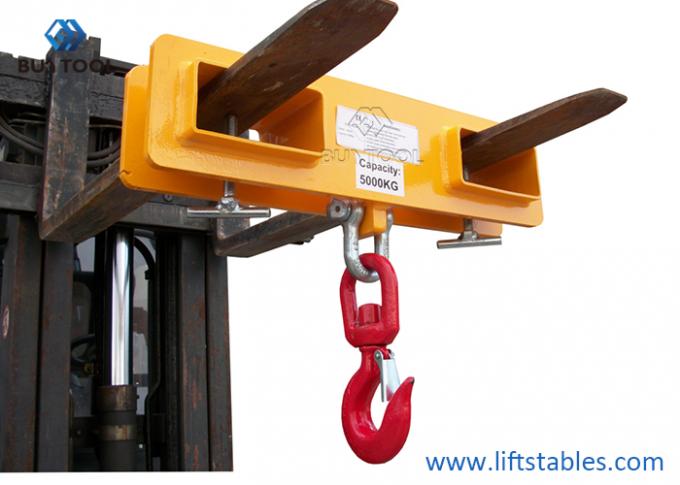 Jib Fork Truck Hook Double Forklift Attachment 2500kg 0