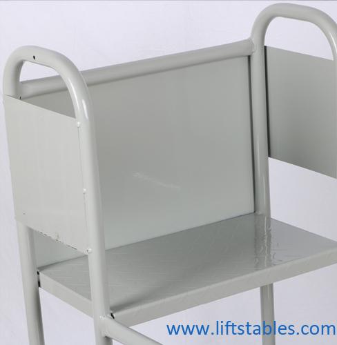 Supermarket Movable Easy Climb Rolling Platform Ladders 3 Steps High Stability 1