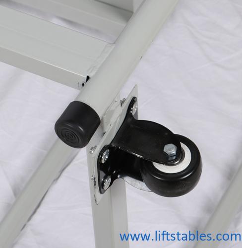 Supermarket Movable Easy Climb Rolling Platform Ladders 3 Steps High Stability 2