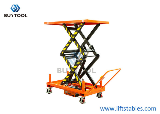 Q345B Mobile Scissor Lift Platform Table 2000mm 1000kg
