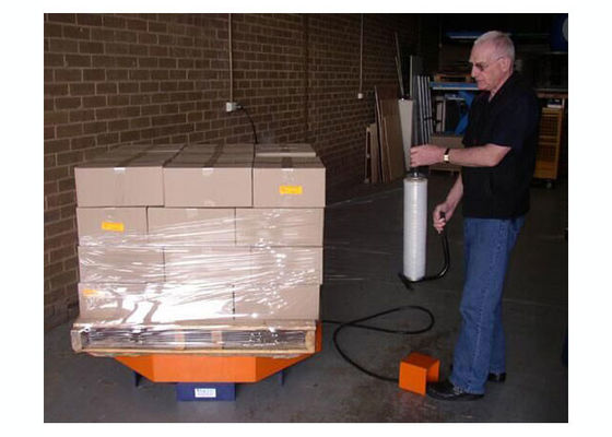Pallet Semi-Automatic Stretch Wrap Machine With Scale Motorized 360 Degree 48&quot; Diameter