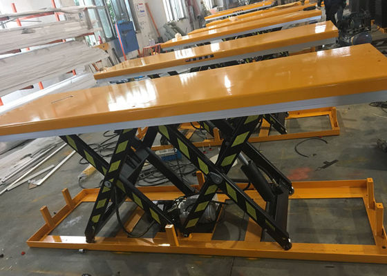 4000lbs 2 Ton Tandem Scissor Lift Table Hydraulic Electric