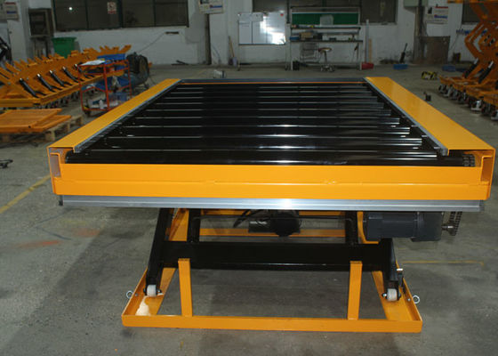 Conveyer Electric Roller Lift Table Cart 400kg Capacity 1000×2200mm