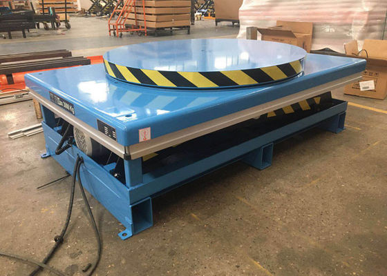 800kg Turntable Electric Lift Table Mobile Lifting Platform For Workshop Maximum Height 40&quot;