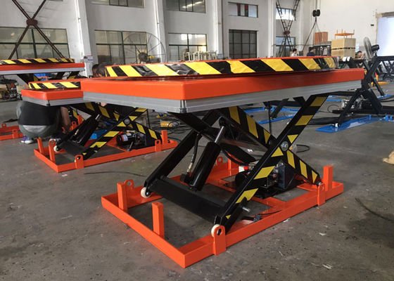 800kg Turntable Electric Lift Table Mobile Lifting Platform For Workshop Maximum Height 40&quot;