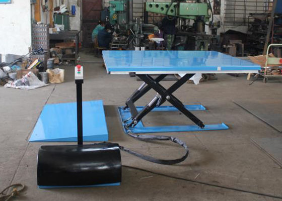 775mm Height Low Profile Lift Tables Mobile Low Profile Pallet Lift Table Safety