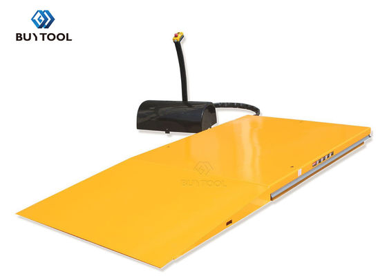 1000 Kg Unique Floor Mounted Scissor Lift Table Electric With External Cabinet 1.1kw