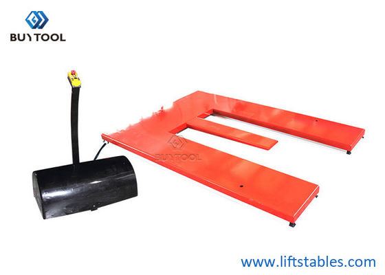 1 Tonne Low Profile Electric Lift Tables Cart Portable Pallet Scissor Lift Table E Shape 1450x1200mm