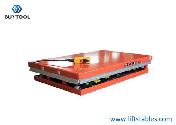2000×1000mm Electric Powered Lift Table Hydraulic Industrial 4T 1400mm Height