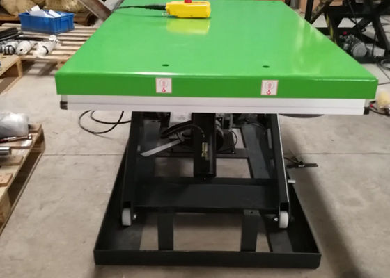 Small Electric Stationary Scissor Lift Platform Trolley Table 4ton 8800 Lbs 41&quot; Max Lifting