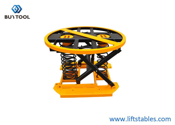 Hydraulic Electric Rotating Pallet Lift Table 12000 Lb 2 Ton