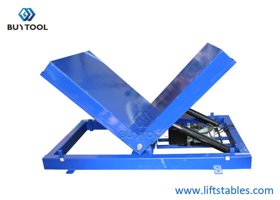 Industrial Electric Lift Table 1000kg 0 To 90 Degrees Flip Platform