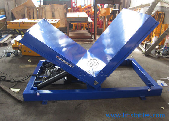 Industrial Electric Lift Table 1000kg 0 To 90 Degrees Flip Platform