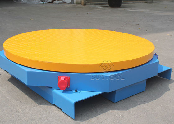 Small Pallet Low High Profile Stretch Wrap Turntable Stretch Wrapper Machine 48 Inch Round Rotable