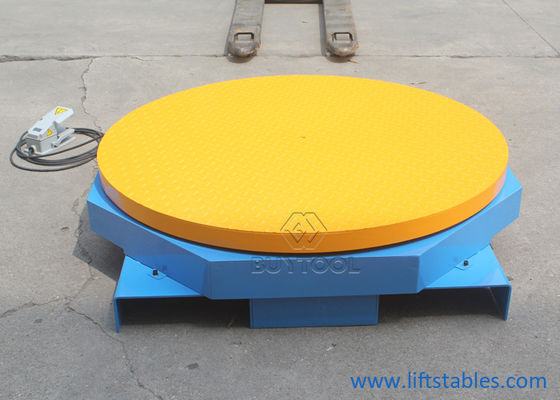 2204lbs Turntable Pallet Wrapper Automatic Pallet Cling Shrink Wrap Machine Turntable