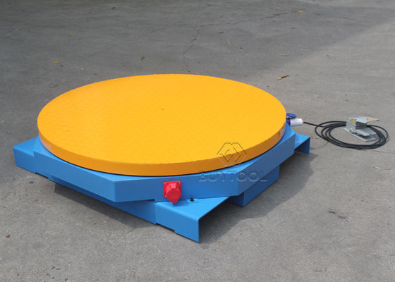 2204lbs Turntable Pallet Wrapper Automatic Pallet Cling Shrink Wrap Machine Turntable