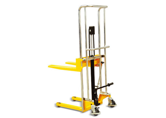 PJ4150 Hydraulic Manual Forklift Stacker 400kg 1000kg 1500kg Work Positioner Adjustable Fork Type