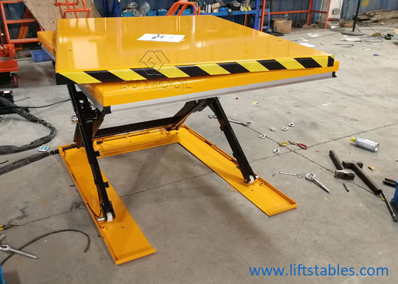 Manual Hydraulic Lift Table 1000 Lbs Manual Scissor Lift Platform Rotary Table  51&quot; X 51&quot; Inch