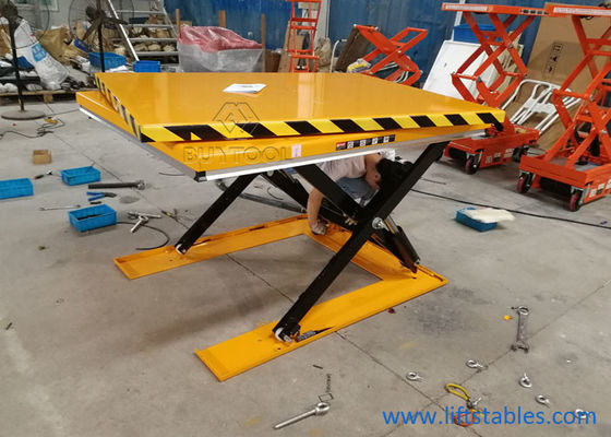 Manual Hydraulic Lift Table 1000 Lbs Manual Scissor Lift Platform Rotary Table  51&quot; X 51&quot; Inch