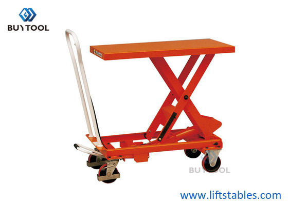 Electric Hydraulic Double Scissor Lift Table Cart 56&quot; Lifting Manual Scissor Table