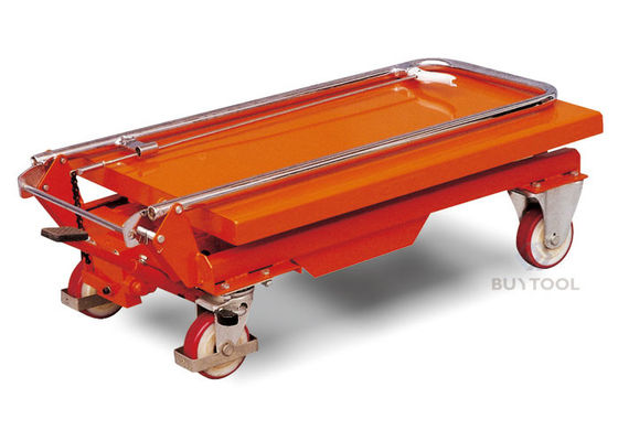 Electric Hydraulic Double Scissor Lift Table Cart 56&quot; Lifting Manual Scissor Table