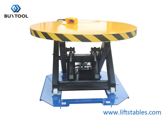 Carton Box Automatic Turntable Stretch Wrapping Machines Treadle Type Electric Rotary