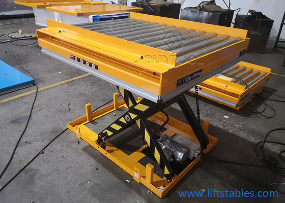 Mobile Semi Electric Portable Hydraulic Lift Table Platform
