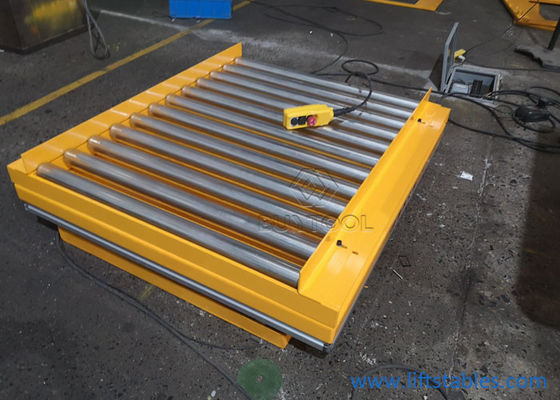 Mobile Semi Electric Portable Hydraulic Lift Table Platform
