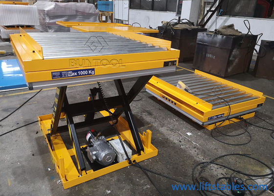 Mobile Semi Electric Portable Hydraulic Lift Table Platform