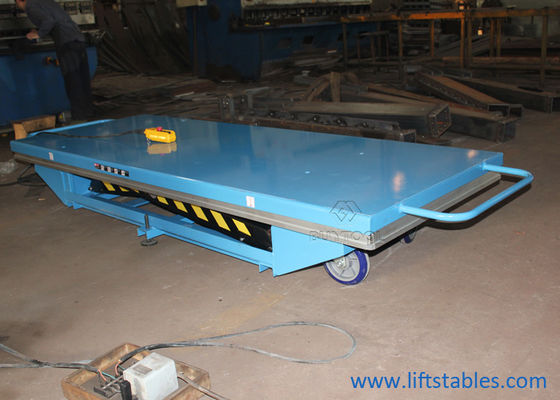 Hand-Crank Mobile Lift Tables Electric Switch Control 4400lbs 9.5&quot; inch height