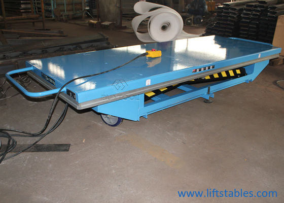 Hand-Crank Mobile Lift Tables Electric Switch Control 4400lbs 9.5&quot; inch height