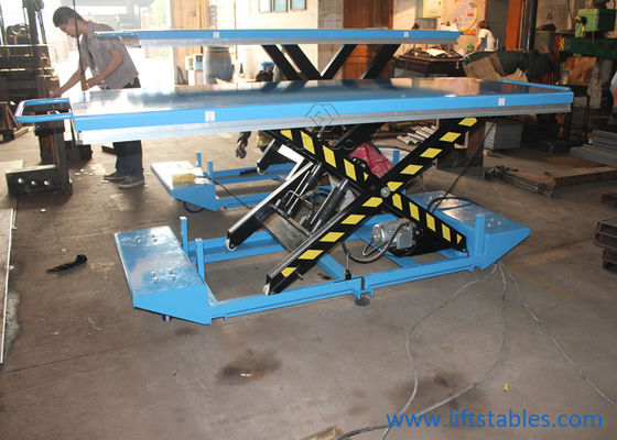Hand-Crank Mobile Lift Tables Electric Switch Control 4400lbs 9.5&quot; inch height