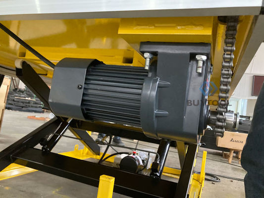 Hydraulic Powered Electric Roller Lift Table 2 Ton 1000kg 900mm Maximum Height