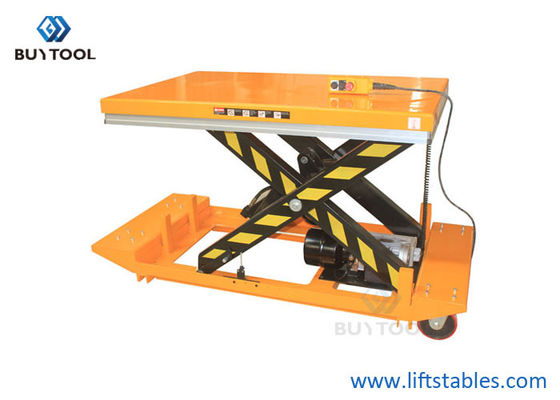 Portable Movable Scissor Lift Table Material Handling Lift Table For Pallets 50&quot;X32&quot;