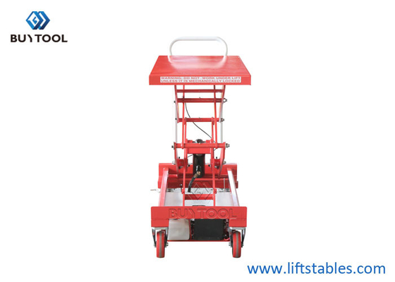 Electric Hydraulic 500kg Mobile Scissor Lift Table Alloy Steel