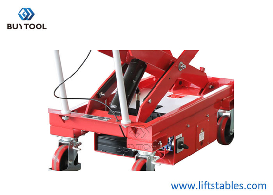 Electric Hydraulic 500kg Mobile Scissor Lift Table Alloy Steel