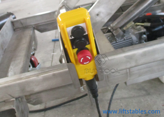 Hydraulic Electric Stationary Lift Table Stainless Steel Scissor Lifting Platform