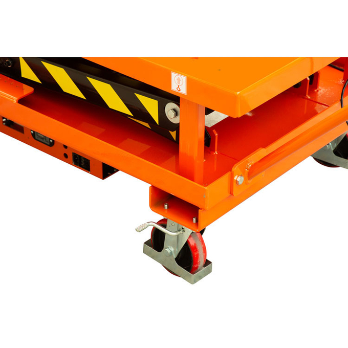 Warehouse Mobile Hydraulic Lift Platform 2m Small Motorized Scissor Lift 2