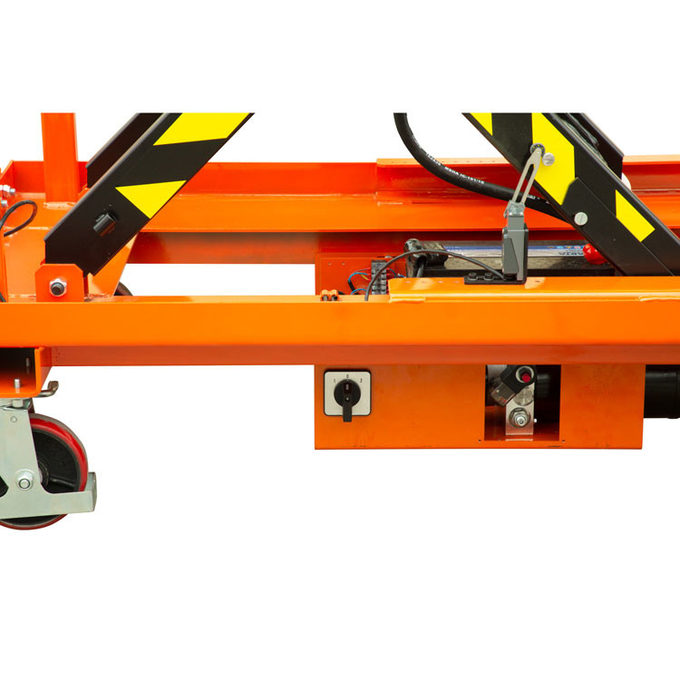 Material Handling Mobile Scissor Lift Platform Table 1000kg Loading 4
